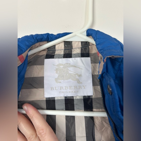 NWOT Burberry Boys Quilted Jacket 9 Months - Picture 4 of 12